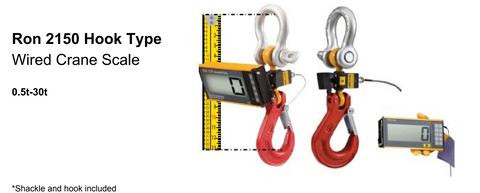 Ron 2150 Hook Type Wired Crane Scale 0.5t-30t