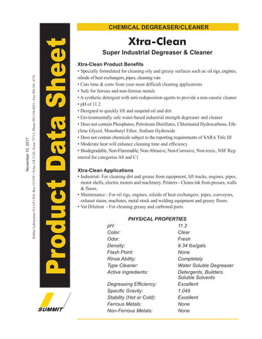 XTRA CLEAN Industrial Degreaser and Cleaner